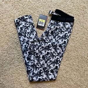 Nike Pro Hyper Warm Tights Fleece Lined Leggings NWT Small